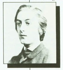 Black and white photo of Gerard Manley Hopkins