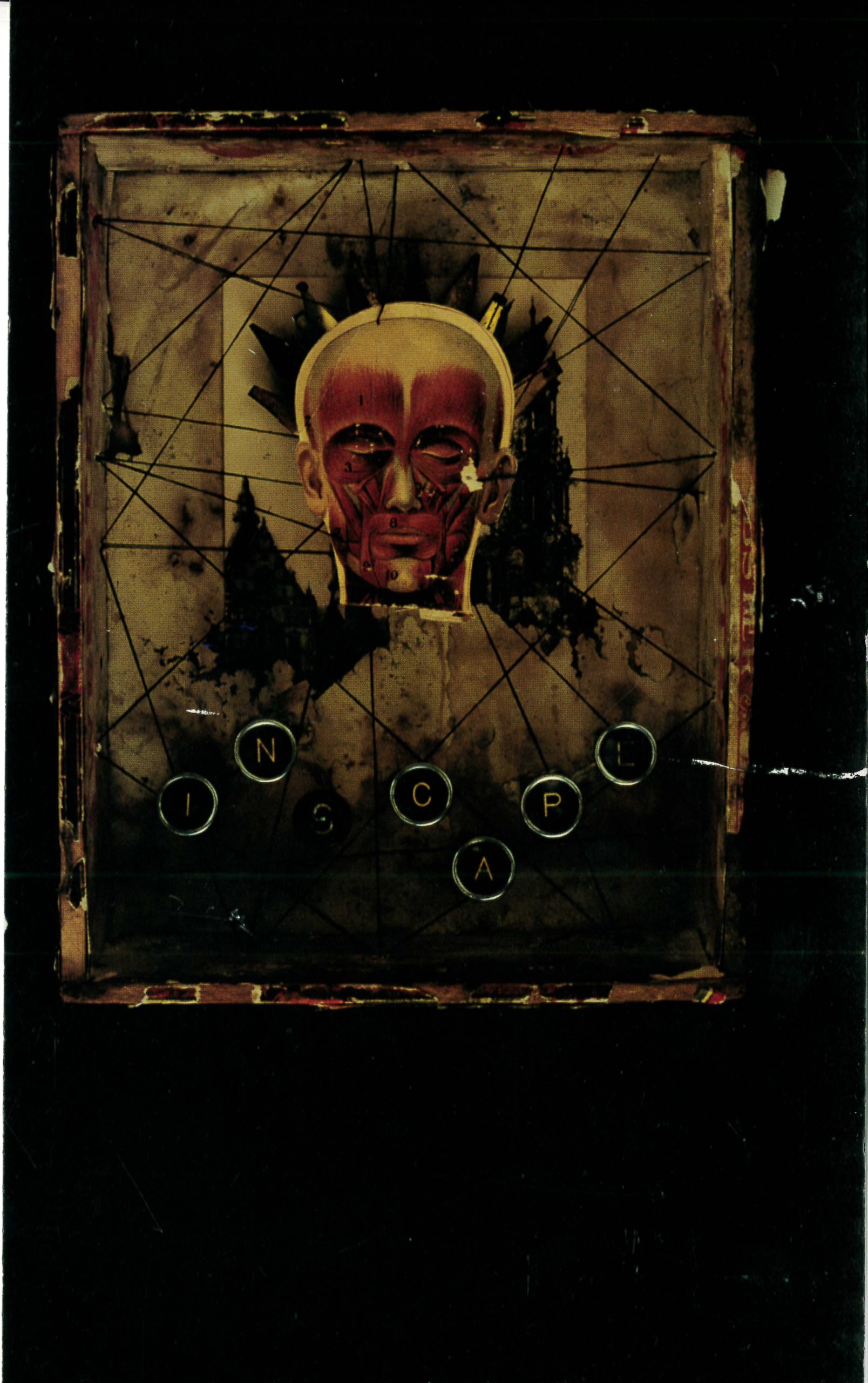 an image of a painting of a man with a red face